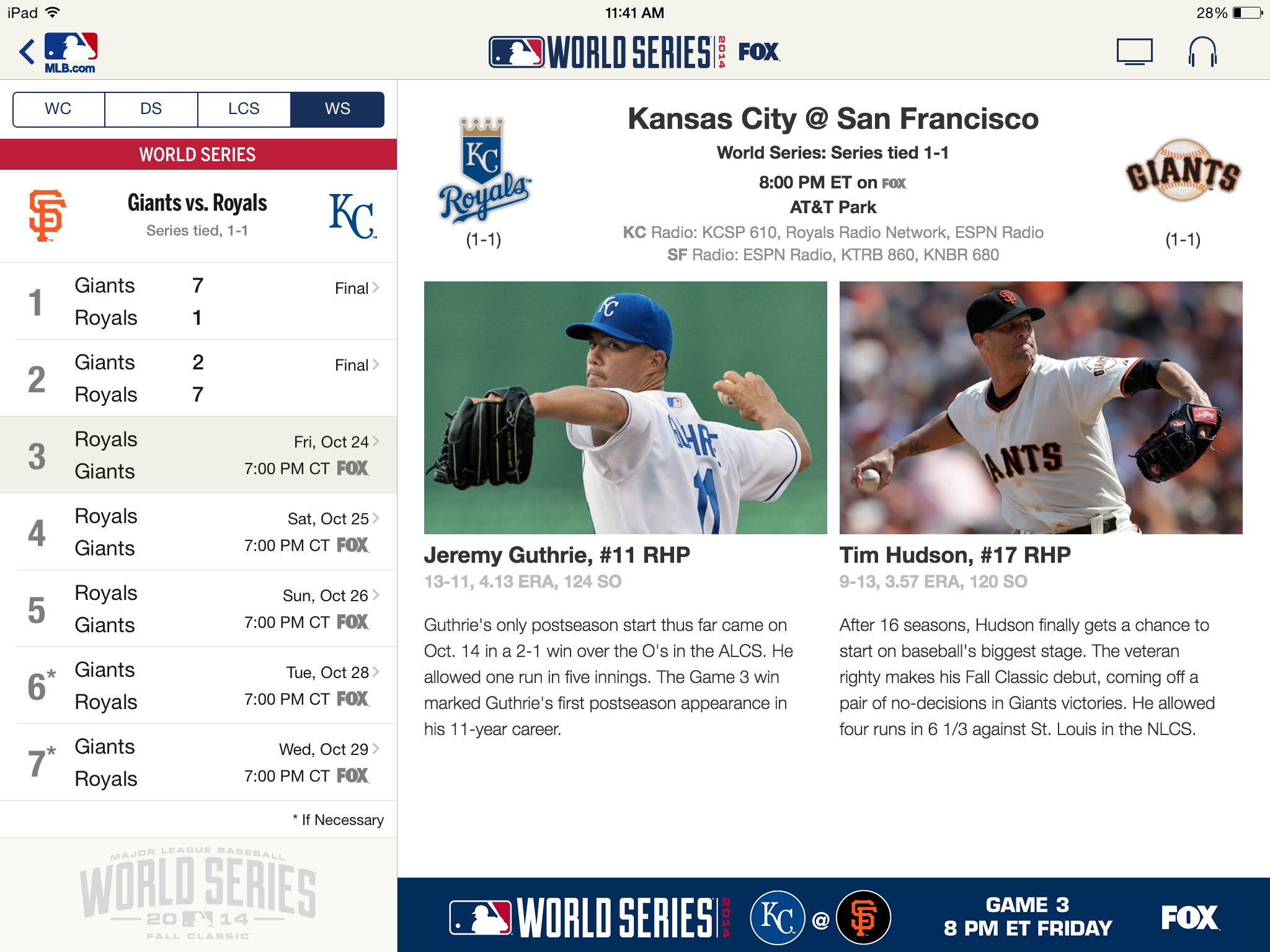Friendly Reminder: You Can Watch the World Series Through MLB.TV