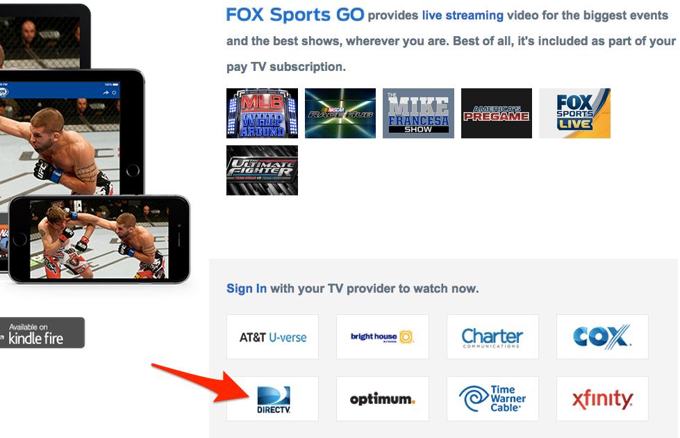FOX Sports GO Now Available to DirecTV Subscribers TechGraphs